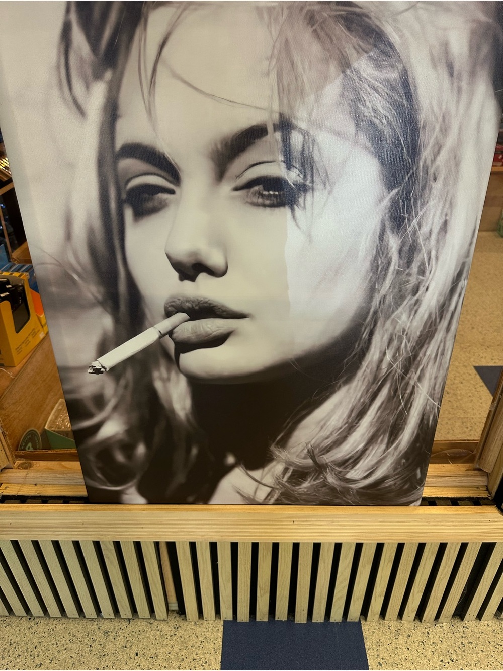 Monochrome Portrait Canvas Art - Black & White